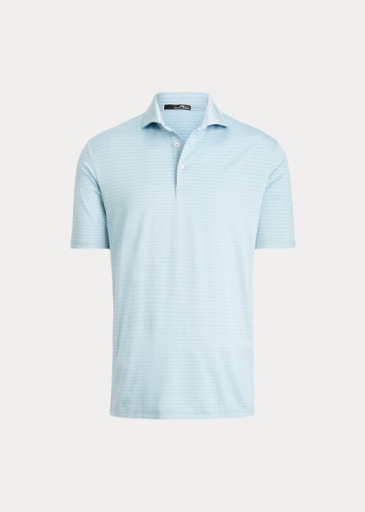 Polos Ralph Lauren Hombre Azules / Blancos - Classic Fit Performance - RLKAS6908